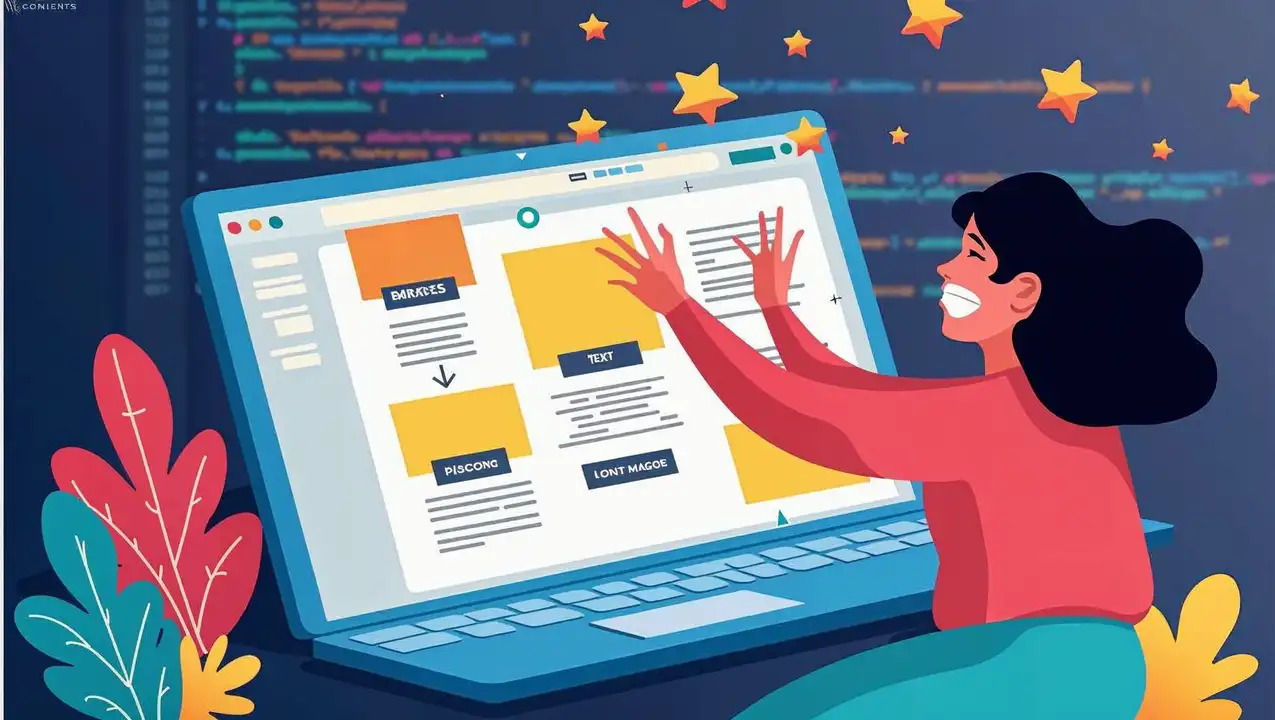 Builder : Création web facile (glisser-déposer).